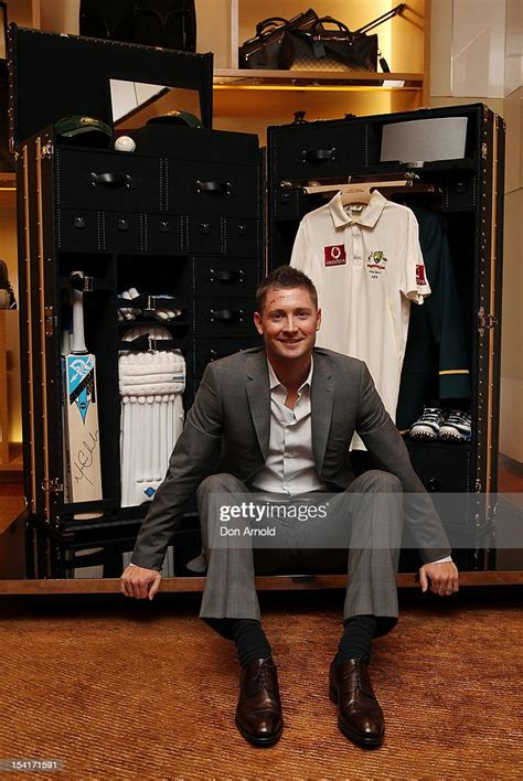 Michael Clarke Louis Vuitton cricket trunk benefit Sydney 